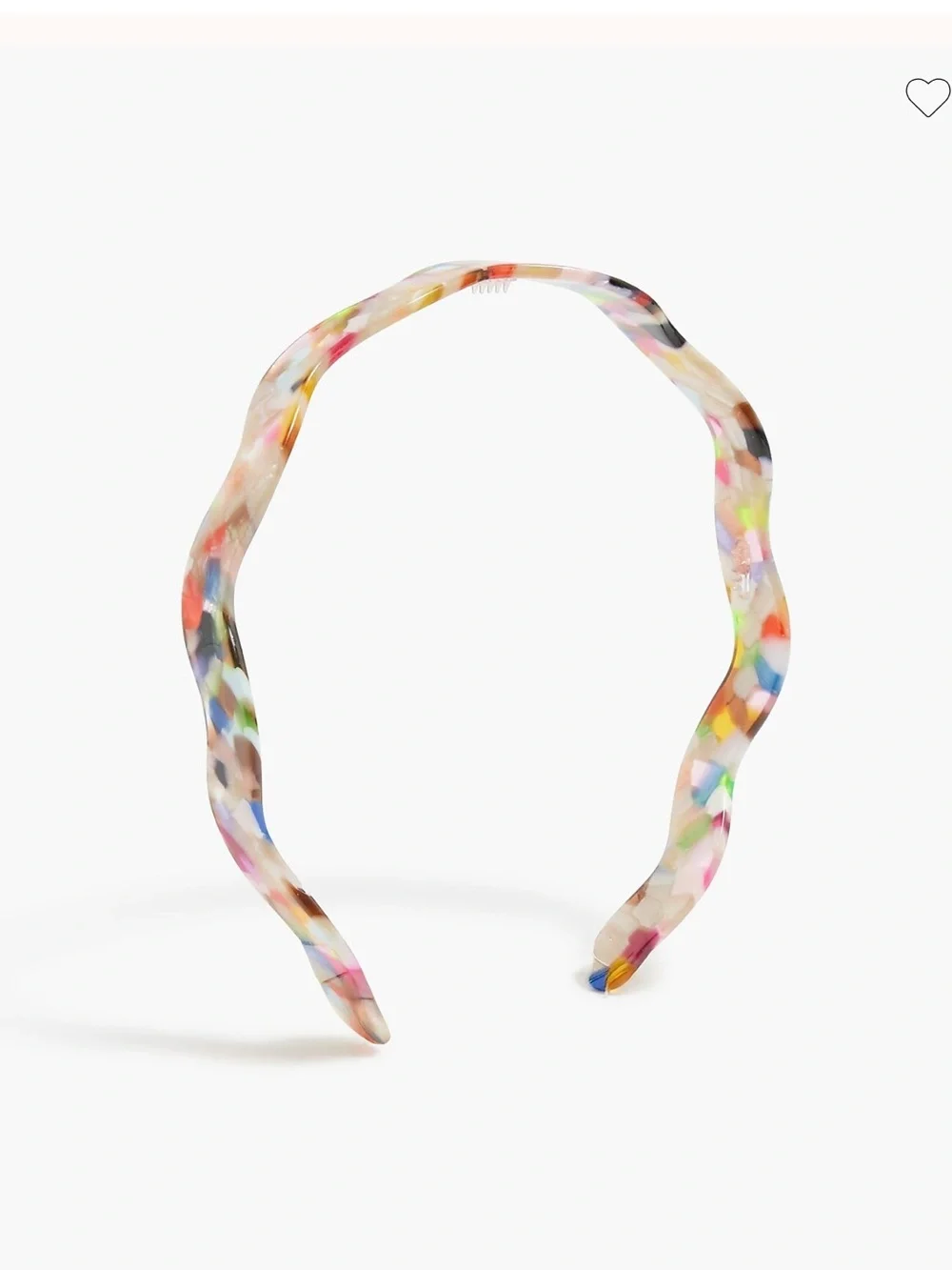 Crewcuts wavy rainbow tortoise headband